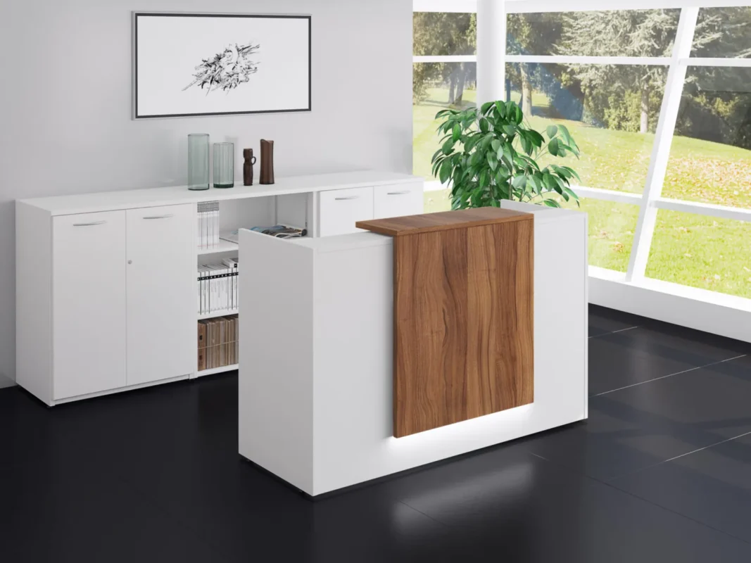 1.4M Modern Reception Counter Desk for Front Office