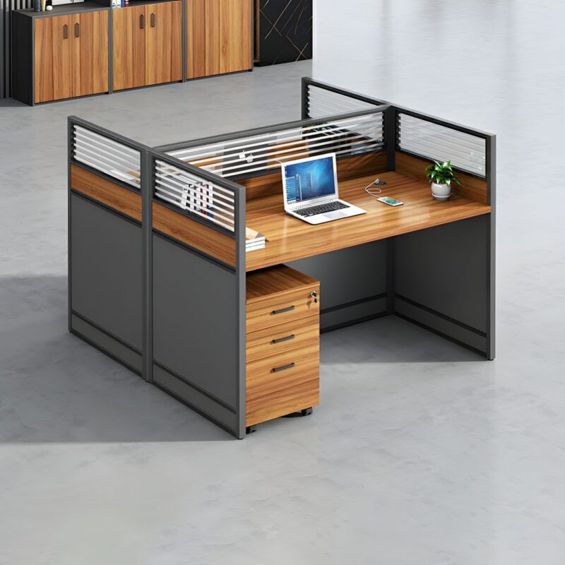 2-Way Office Workstation in Kenya | Modern Shared Office Desk for Two