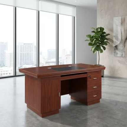 1.4M Executive Mahogany Office Desk