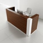 1.4M Modern Reception Counter Desk for Front Office