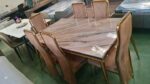 6 Seater Marble Top Dining Table